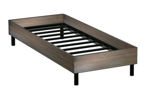 Кровать односпальная с металлическим  основанием ш832х2032х в355 без матраса (спальное место 800х2000)